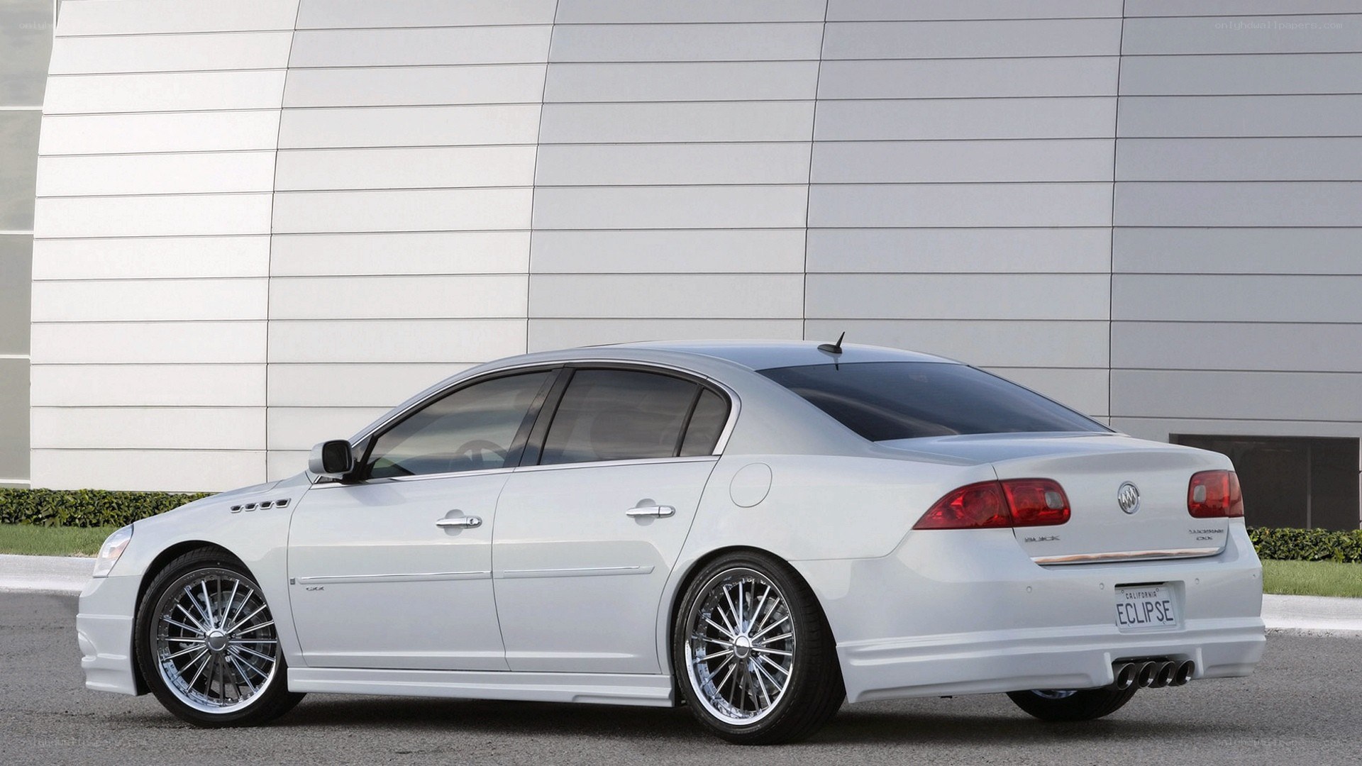 white buick sedan