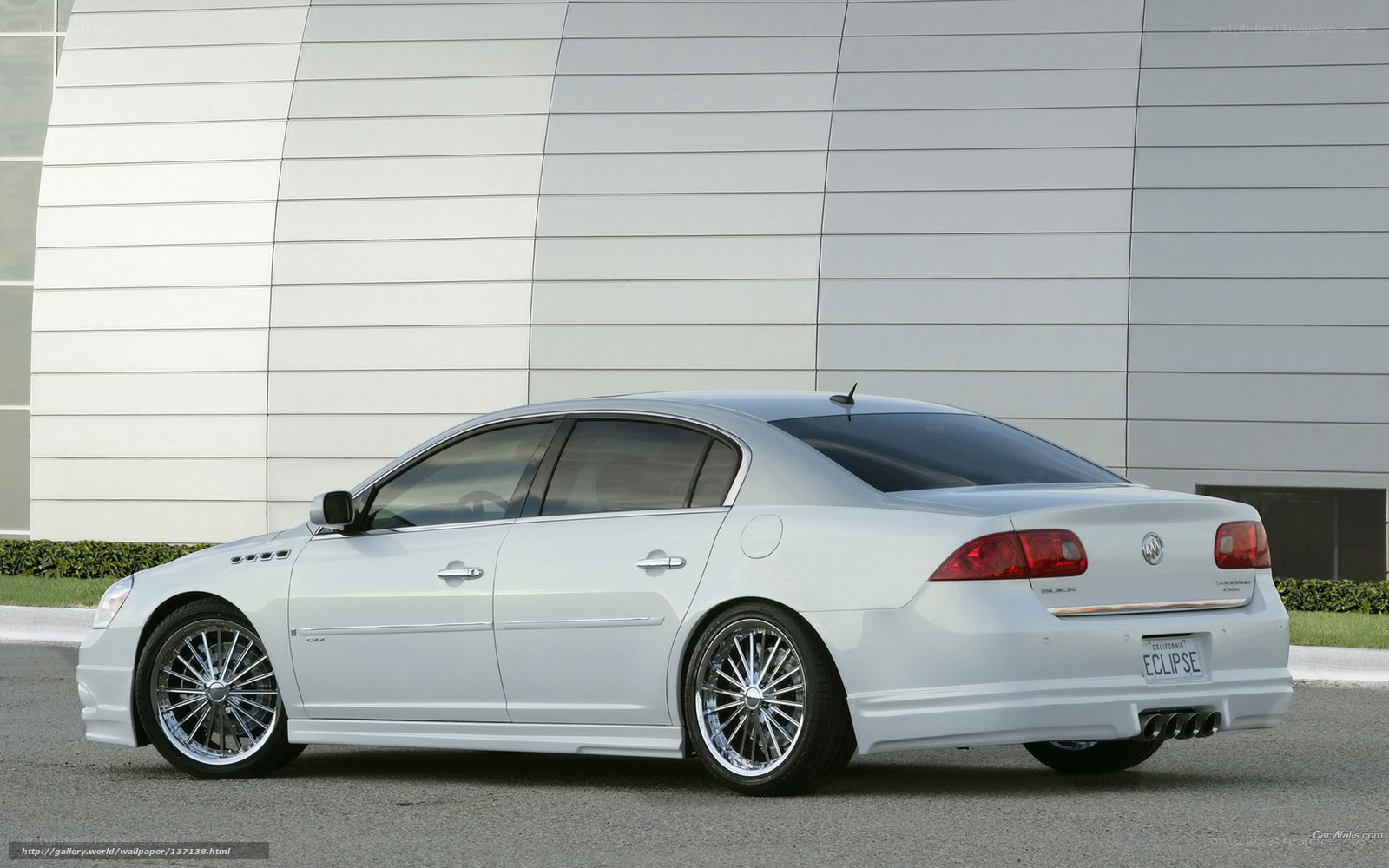 white buick sedan