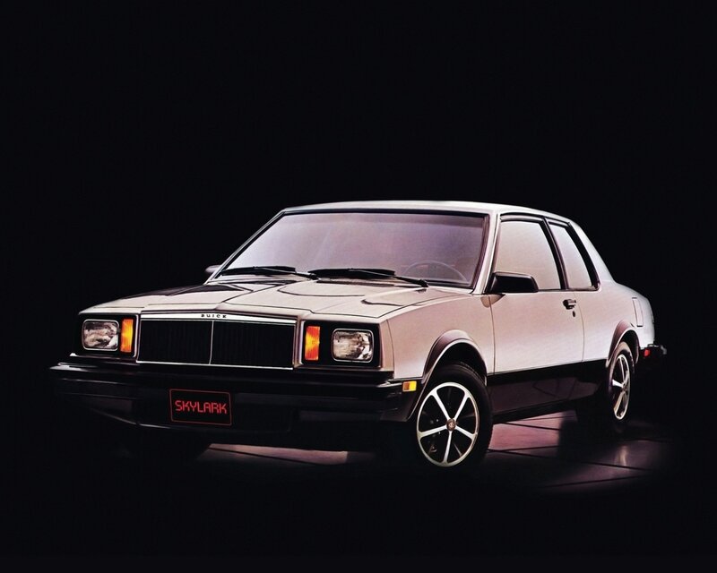 White Buick Skylark car