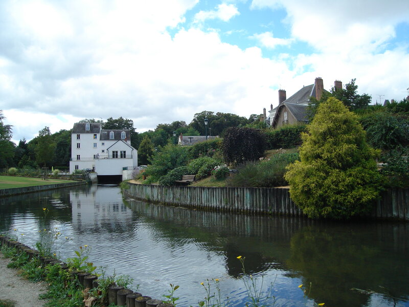 White Building by River