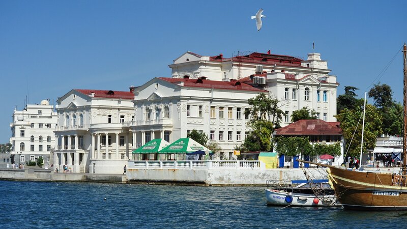 White Building by the Water