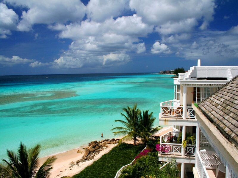 White Building on Beach