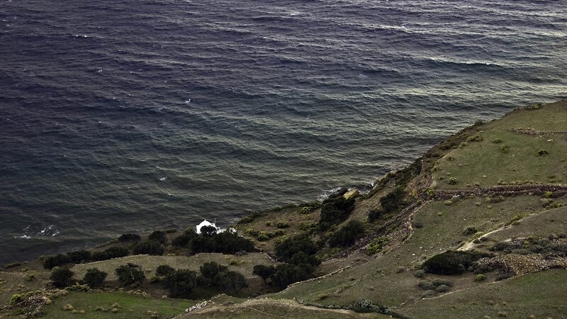 White Building on Cliff