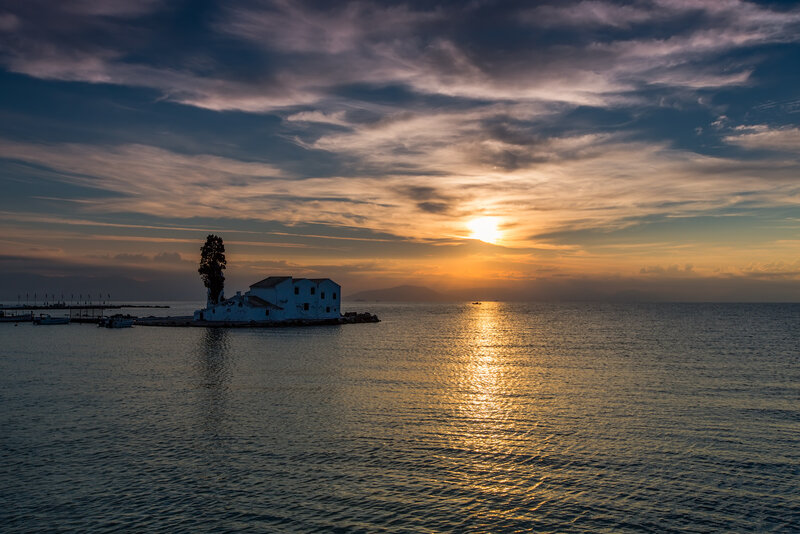 White Building on Island