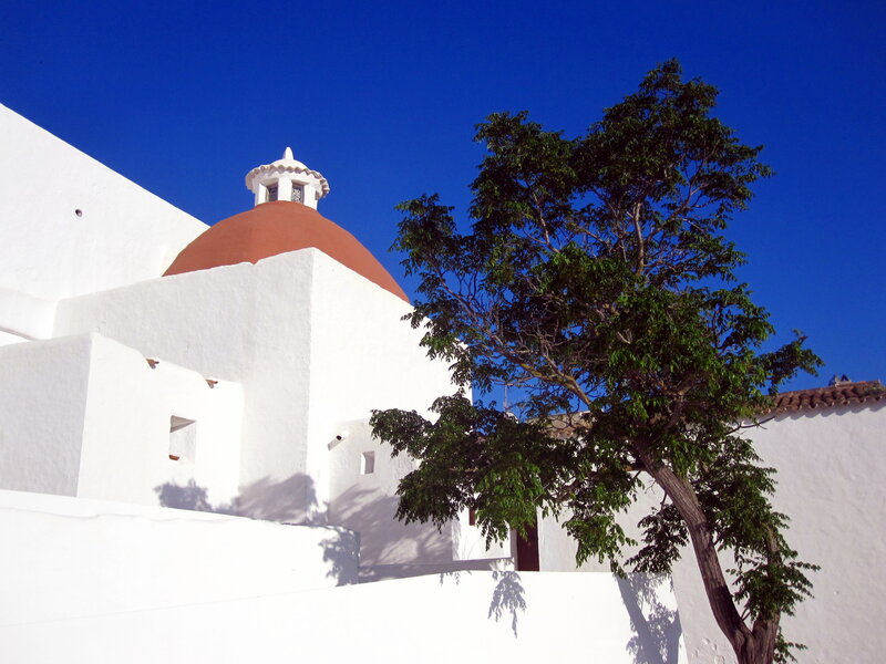 White Building with Dome — Serene