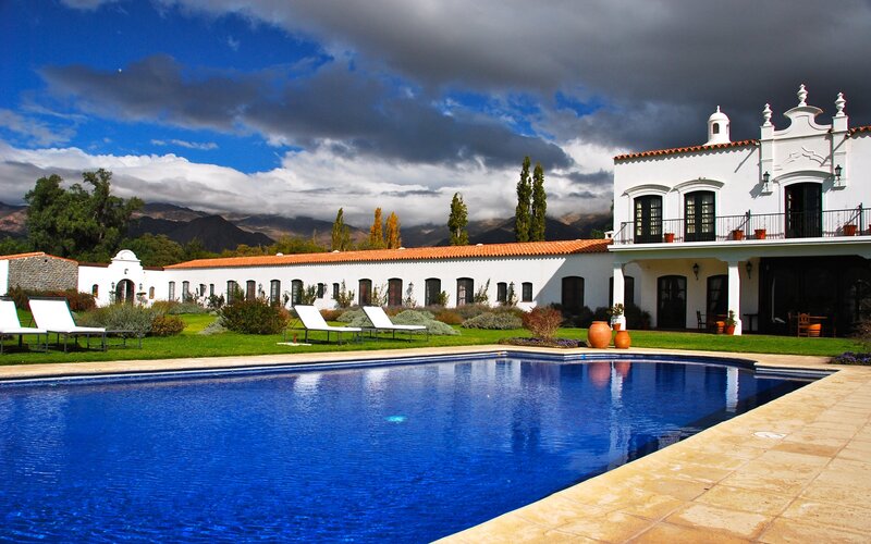 White Building with Pool