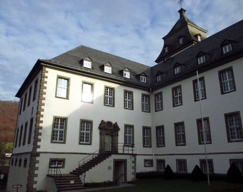 White Building with Tower — Serene