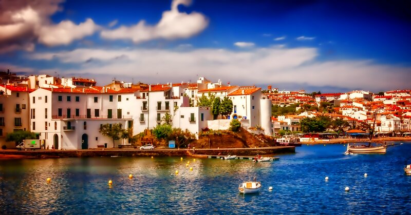 White Buildings by Harbor