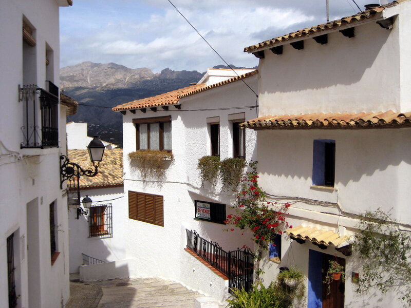 White Buildings in Alley