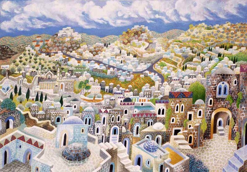 White Buildings on Hills
