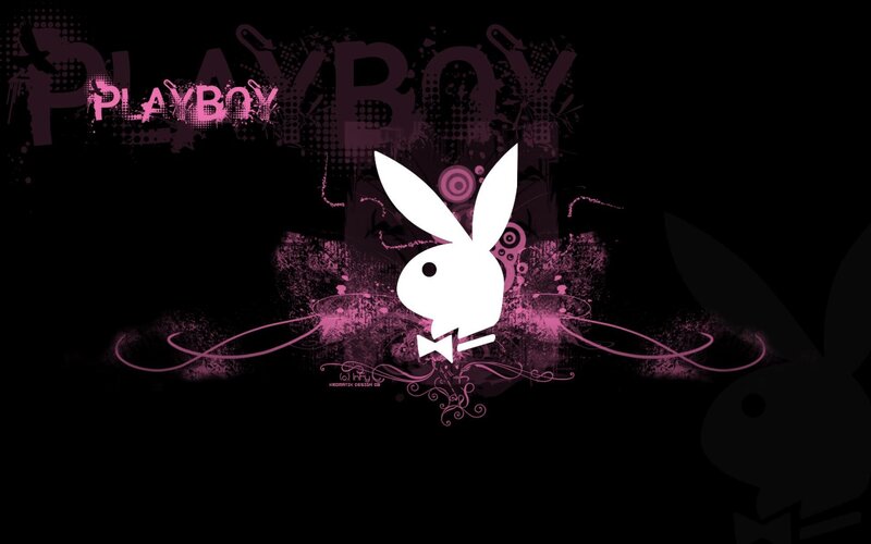 White Bunny Logo — Black, Dark