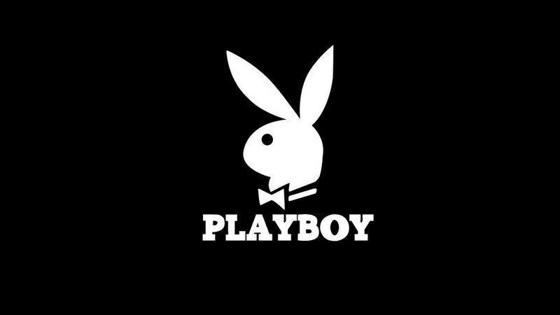 White Bunny Logo — Black, Minimalist, Vector Art, Bow Tie, Playboy