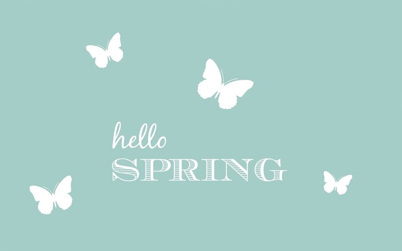 White Butterflies on Teal