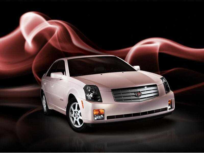 White Cadillac CTS sedan