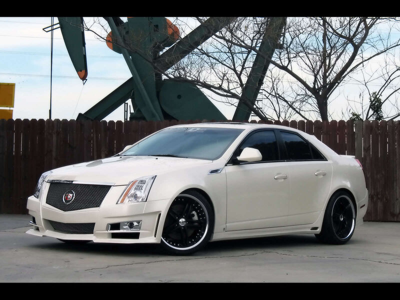 White Cadillac Cts-v
