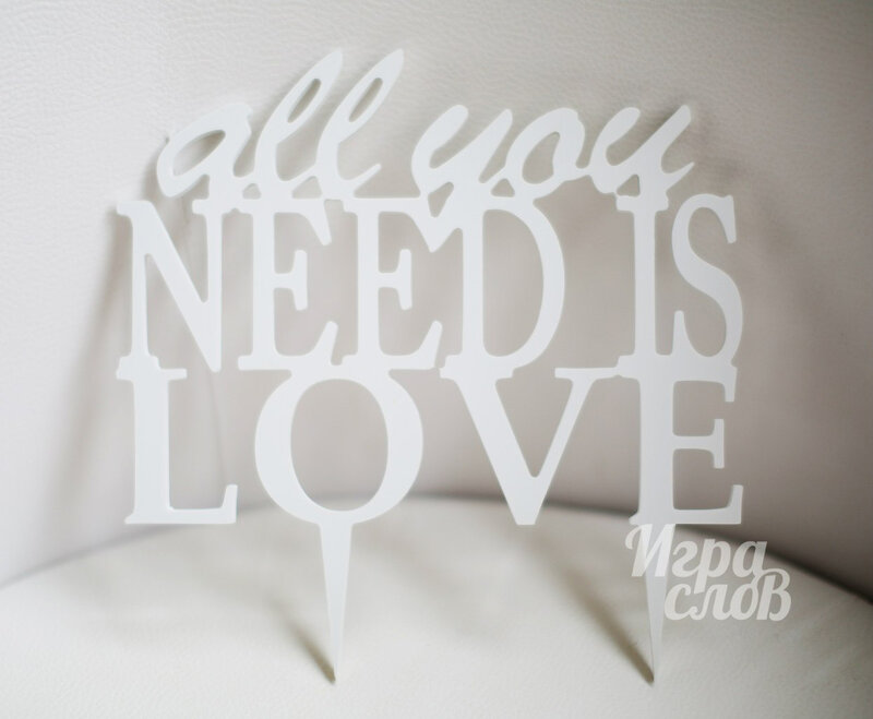 White Cake Topper