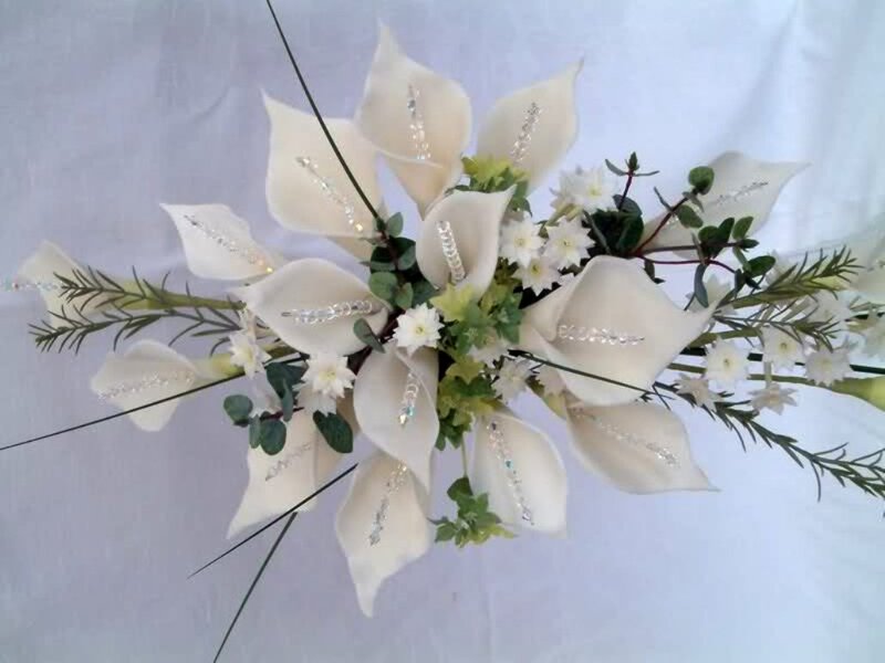 White Calla Lilies Bouquet — Elegant