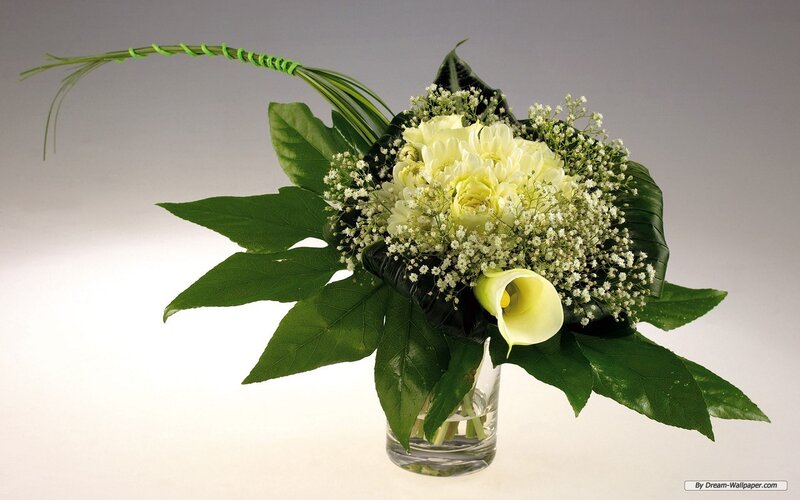 White Calla Lily Bouquet — Serene
