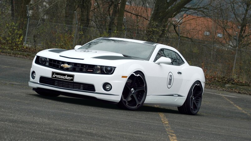 White Camaro Car — Neutral, Autumn