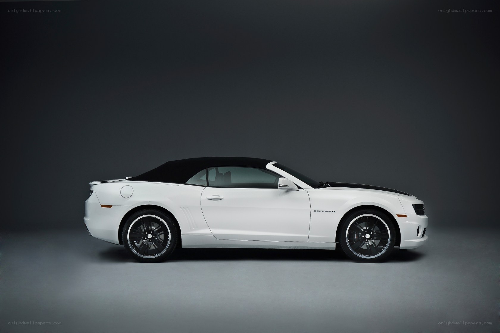 white camaro convertible