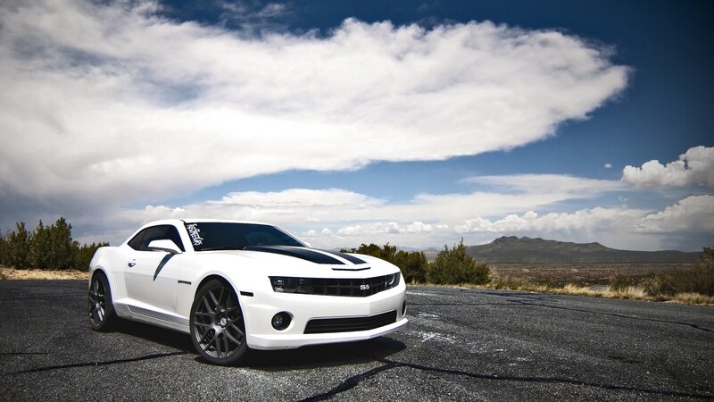 White Camaro Ss — Dramatic