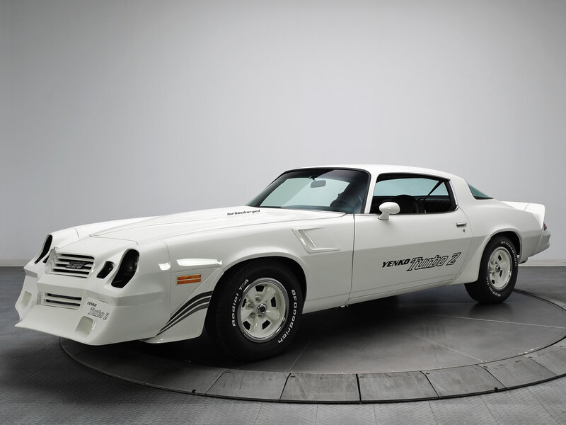 White Camaro Turbo Z