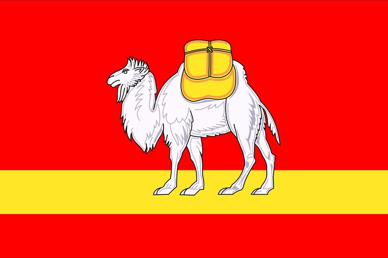 White Camel with Pack