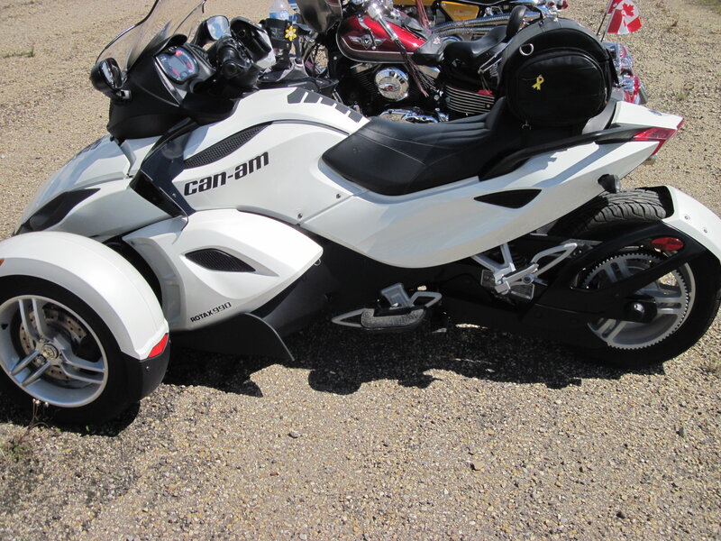 White Can-am Trike