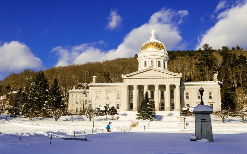 White Capitol Building