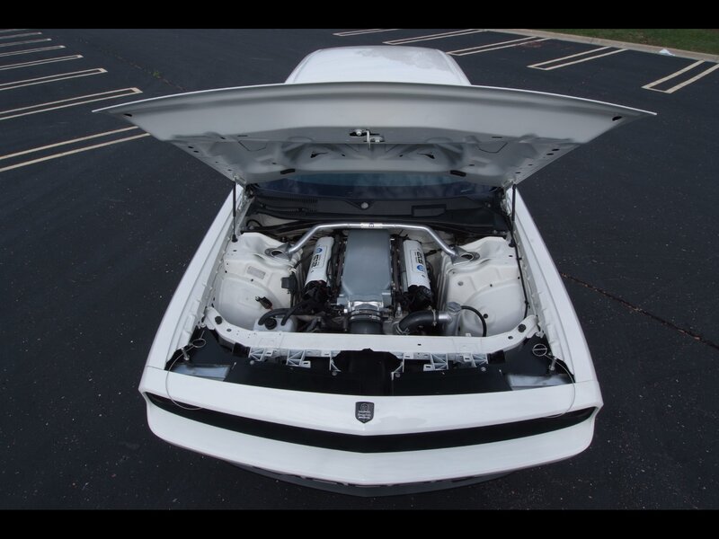 White Car Engine
