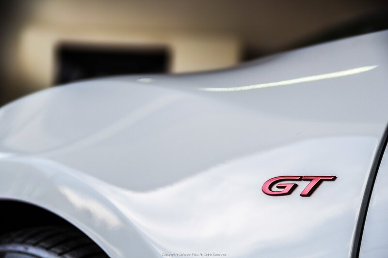 White Car Fender