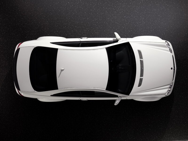 White Car from Above — Minimalist