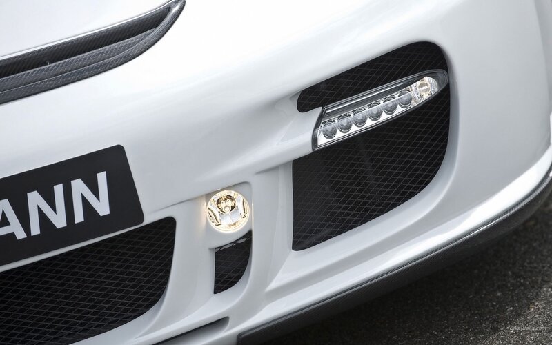 white car front bumper