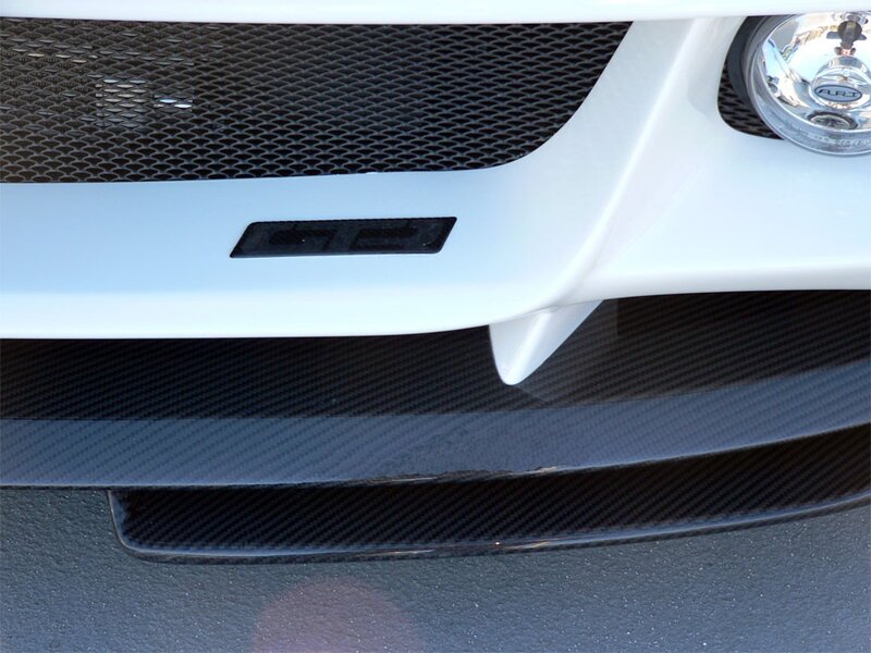 white car front bumper