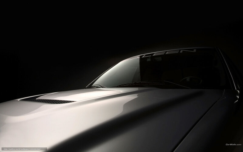 white car front view