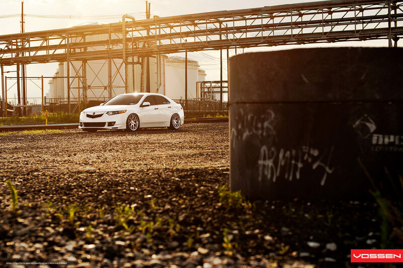 white car in industrial area