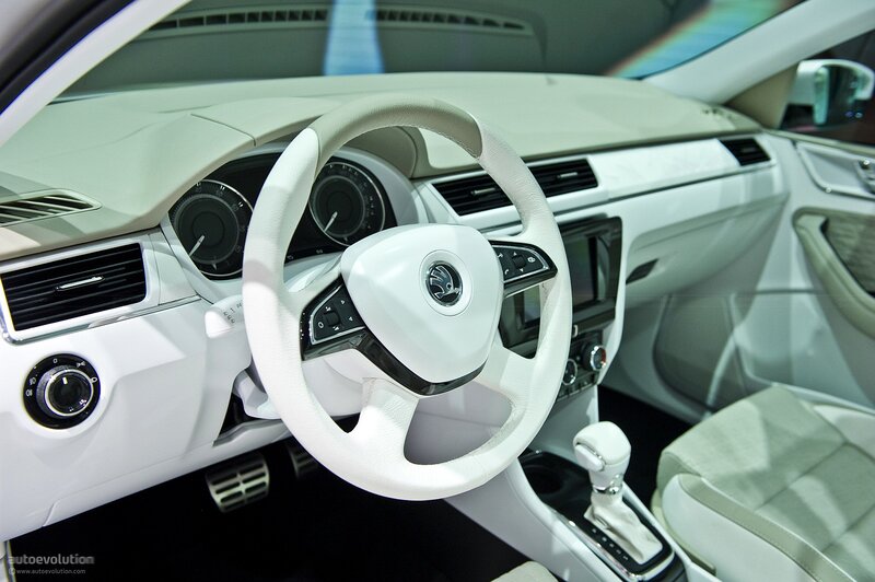 White car interior dashboard