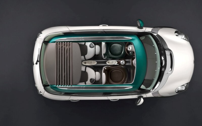 White Car Interior — Modern
