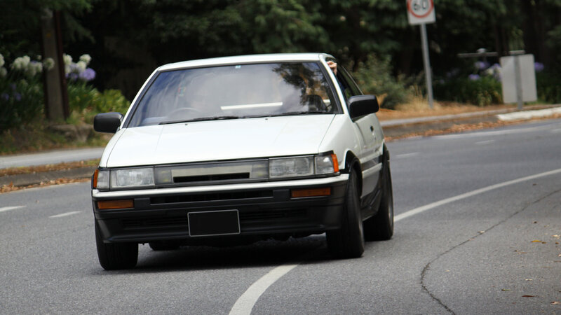 White Car on Road — Calm