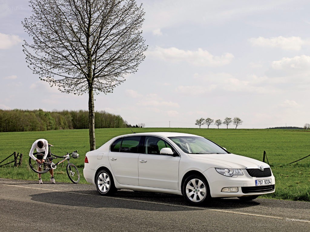 White car on rural road