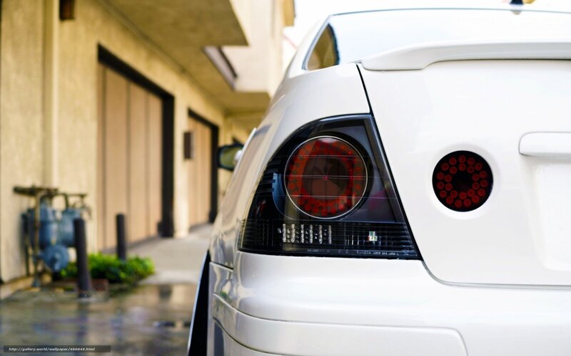 white car rear view