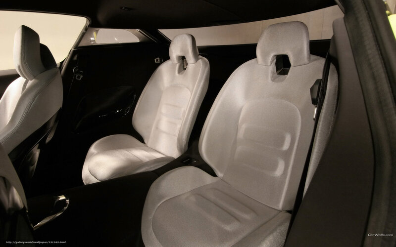 white car seats interior