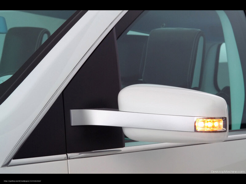 White Car Side Mirror — Neutral