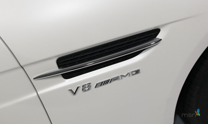 White Car Side Panel