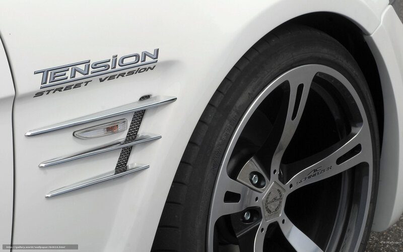 white car tension street version