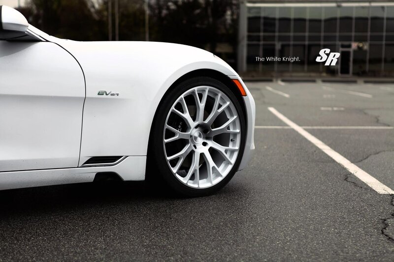 white car wheel close-up