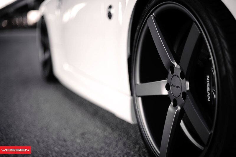 White Car Wheel — Dramatic