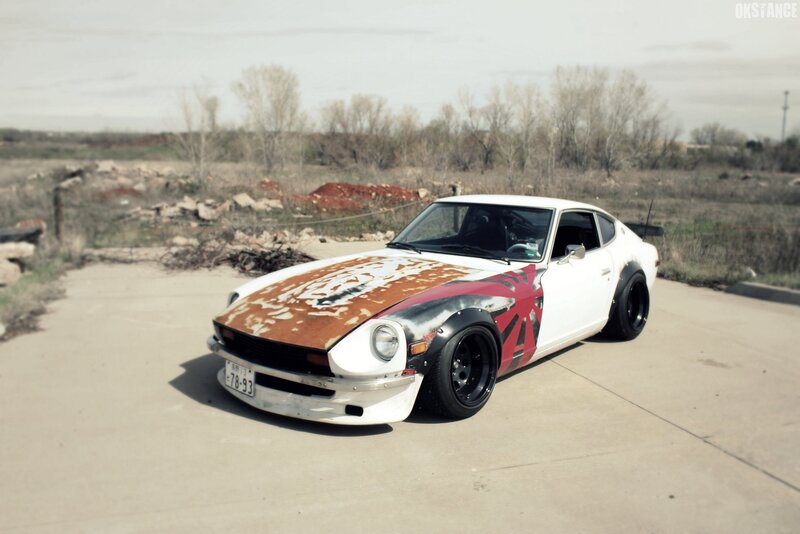 White Car with Rust