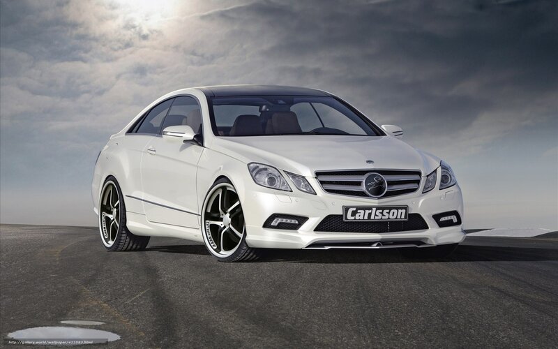 White Carlsson Mercedes-Benz Coupe