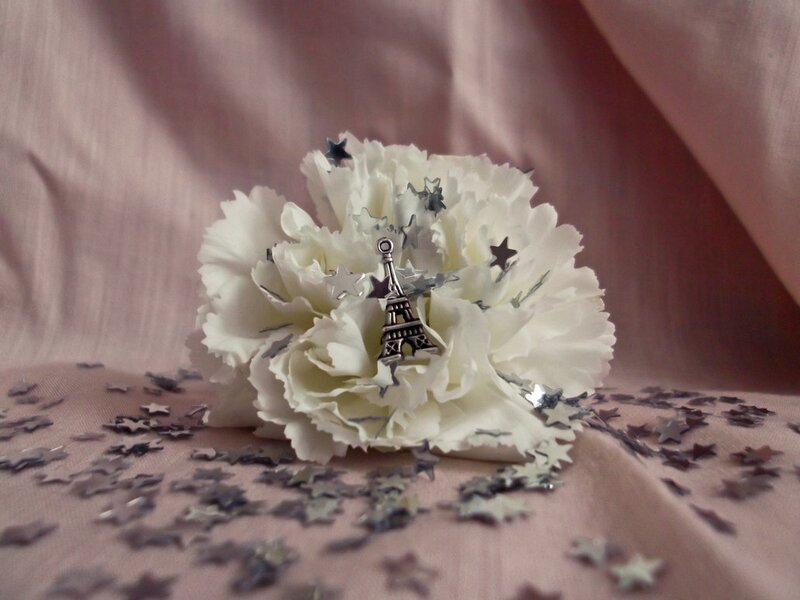 White Carnation with Charms